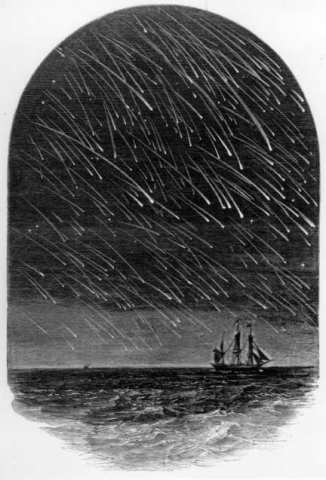 Fig. 4 - 1866 Leonid Meteor Storm