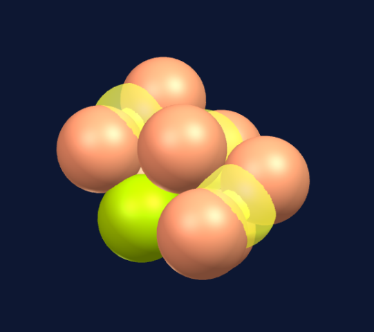 Beryllium-9 as densely packed structure 