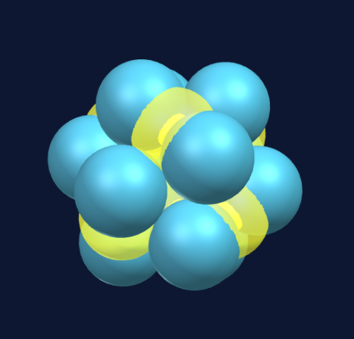 Carbon-12 as densely packed structure 