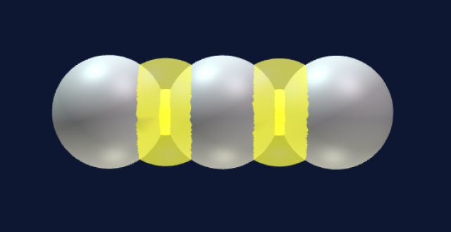 Hydrogen-3 as densely packed structure 