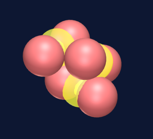 Lithium-6 as densely packed structure 