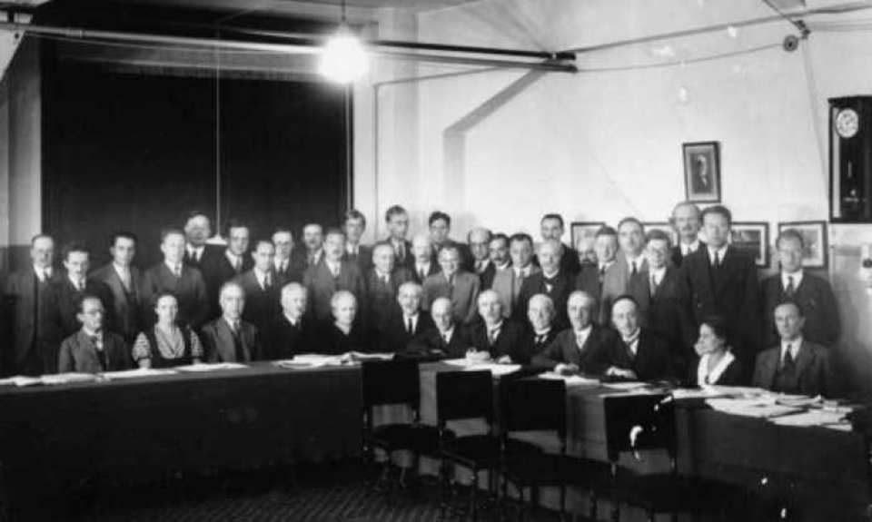 Solvay Conference on Physics (1933 and 1970) -- When Chadwick famously discovered the neutron, Solvay