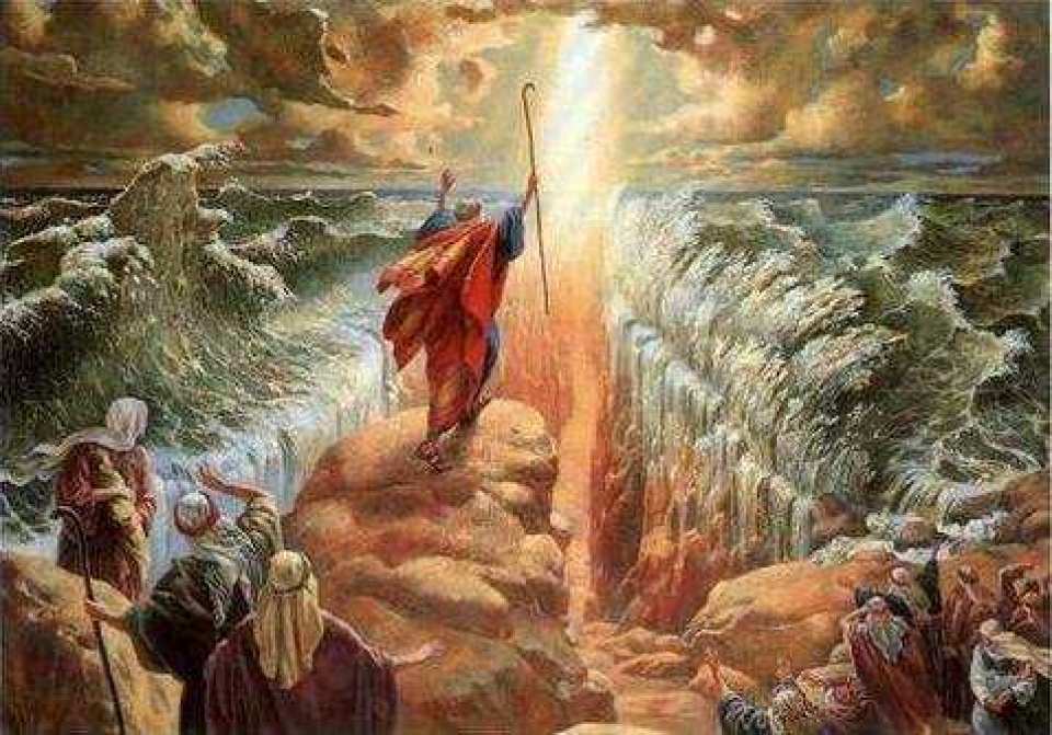 Moses Parting the Red Sea